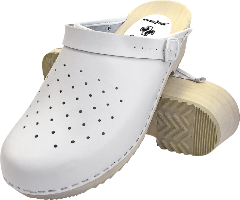 Buty zawodowe ortopedyczne skórzane drewniaki BMRDREDZPAS