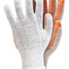 Wygodne rękawice dzianinowe z nakropieniem RDZN-FLEXIFLUO