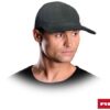 Czapka z daszkiem, popielata na rzep CZJEANS