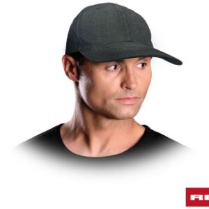 Czapka z daszkiem, popielata na rzep CZJEANS