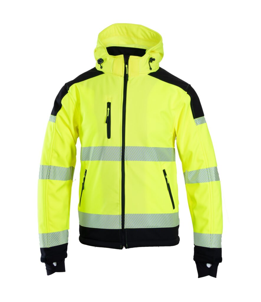 Kurtka odblaskowa, żółta BRIXTON FLASH SOFTSHELL BF010