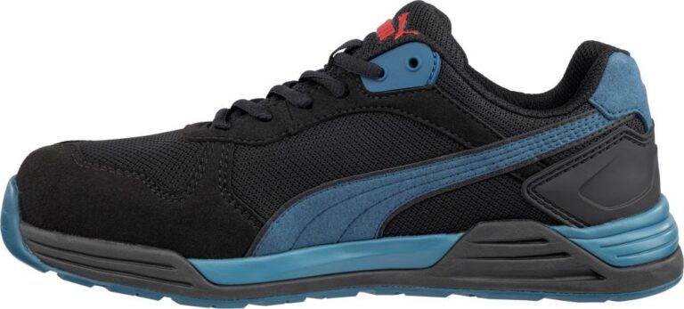 Półbut ochronny roboczy Puma FRONTSIDE BLK/BLUE LOW S1P ESD HRO SRC