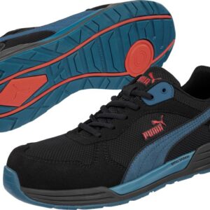 Półbut ochronny roboczy Puma FRONTSIDE BLK/BLUE LOW S1P ESD HRO SRC