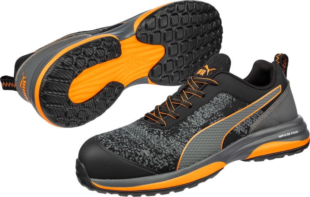 Półbut ochronny roboczy Puma CHARGE ORANGE LOW S1P ESD HRO SRC