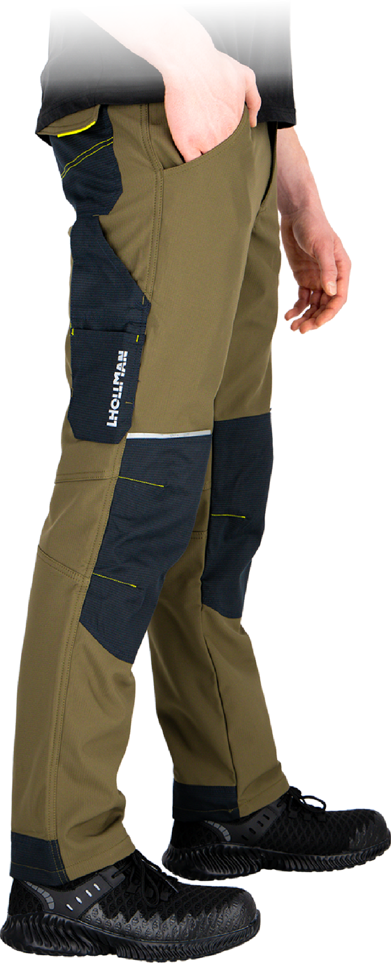 Spodnie ochronne do pasa, męskie SOFTSHELL LH-GREX-SHT